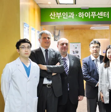 길기현 원장 IEO European Institute of Oncology의 Dr. Franco Orsi·Joan Vidal-Jove 박사 방문교류